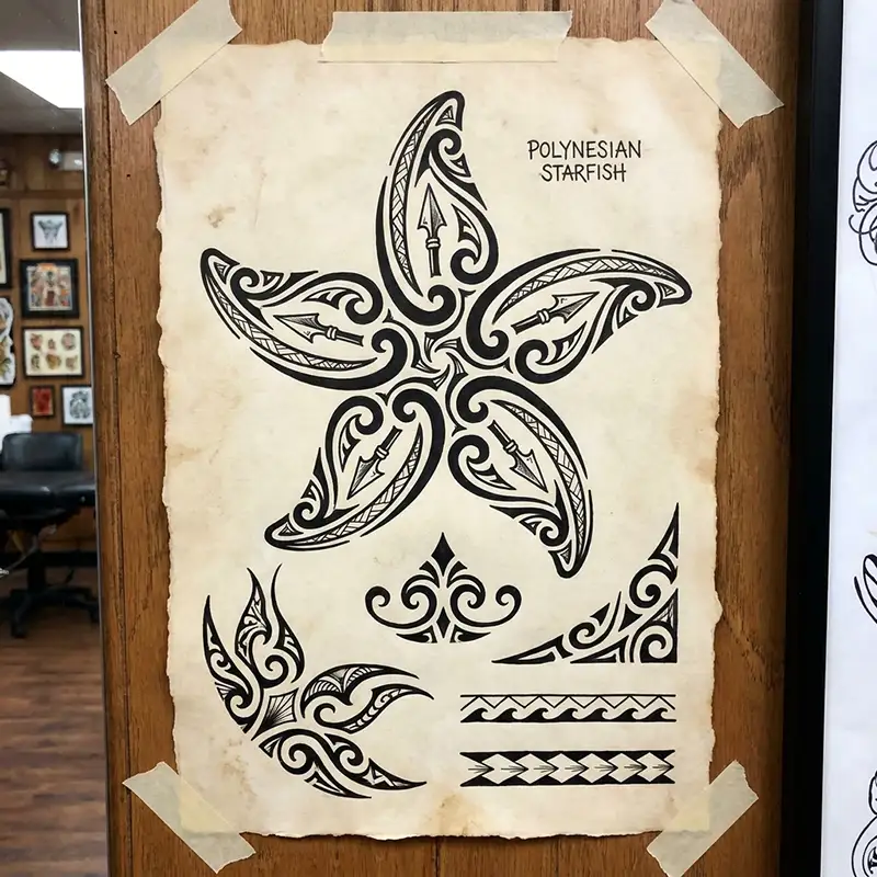 100 Starfish Tattoos: Meaning, Styles & Design Ideas 7 Starfish Tattoo Design Ideas