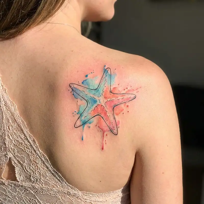 100 Starfish Tattoos: Meaning, Styles & Design Ideas 6 Starfish Tattoo Design Ideas