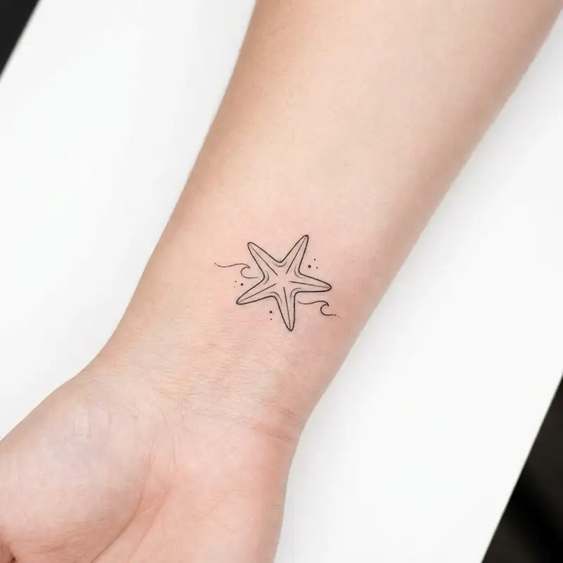 100 Starfish Tattoos: Meaning, Styles & Design Ideas 4 Starfish Tattoo Design Ideas