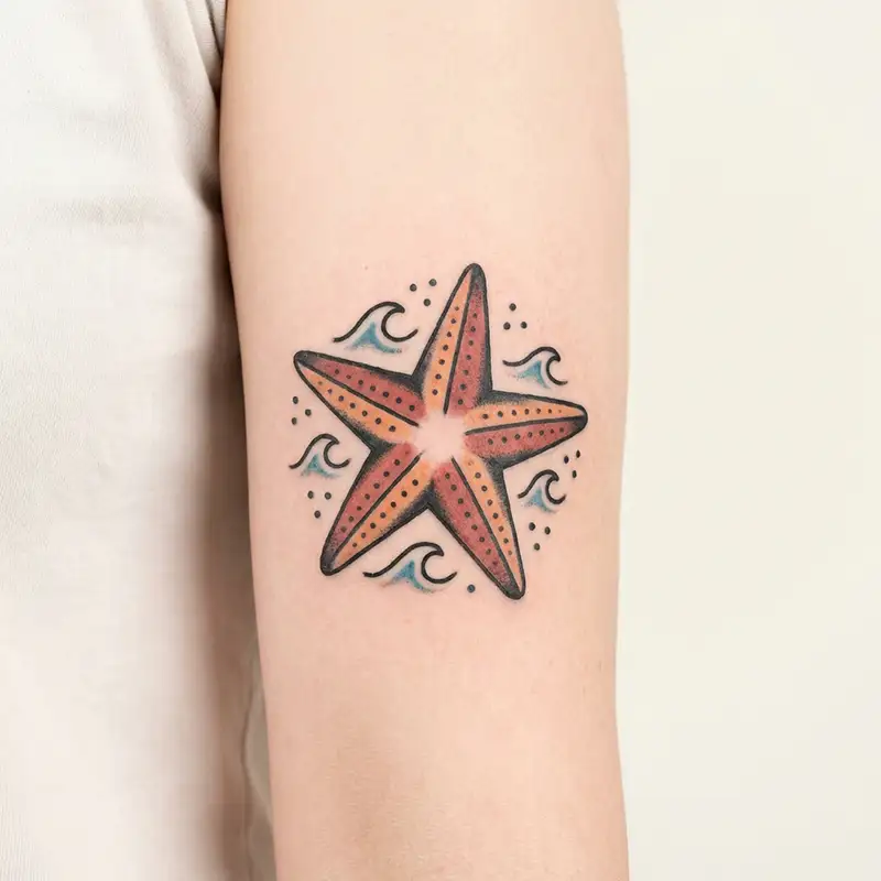 100 Starfish Tattoos: Meaning, Styles & Design Ideas 3 Starfish Tattoo Design Ideas
